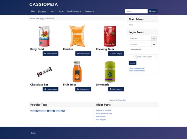 cassiopeia phoca cart