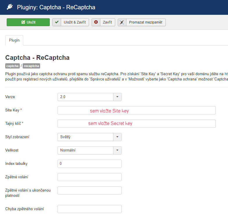 google recaptcha admin console