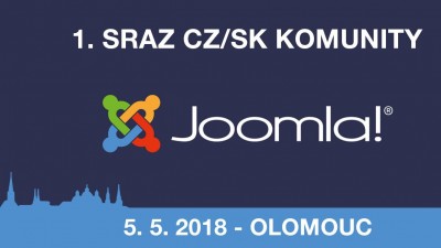1. sraz CZ/SK komunity Joomla! (5.5.2018, Olomouc)