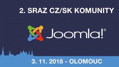 Registrace na 2. sraz CZ/SK Joomla! (3.11.2018 - Olomouc)