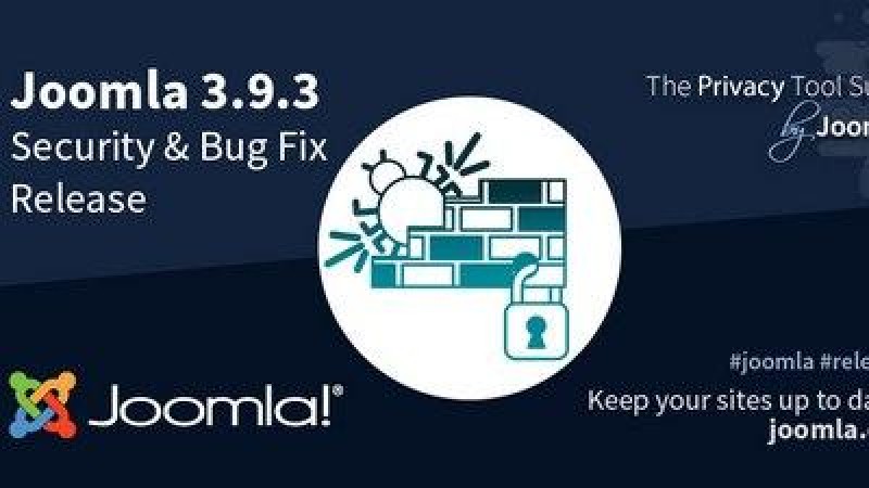 Bezpečnostní aktualizace Joomla 3.9.3