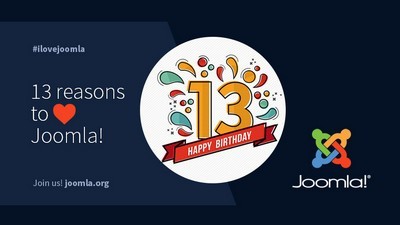 Joomla slaví 13 let
